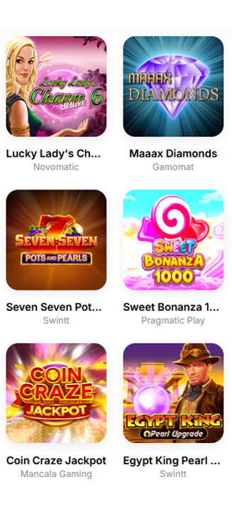 HitNSpin beliebte Spiele auf dem Handy