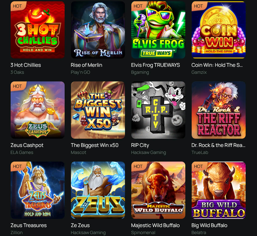 Ritzo beliebte Spiele auf dem Desktop