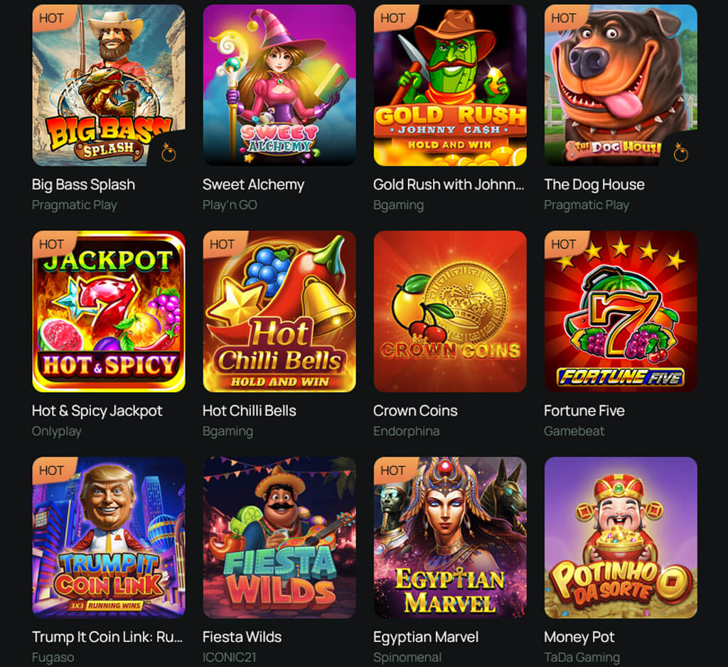 Ritzo Spielautomaten auf dem Desktop