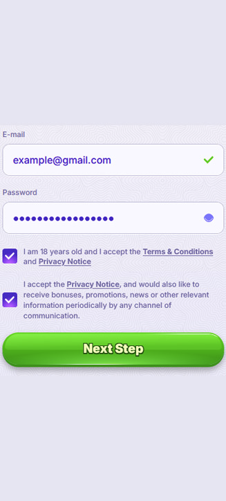 Processus d'inscription RoboCat sur mobile Processus d'inscription RoboCat sur mobile