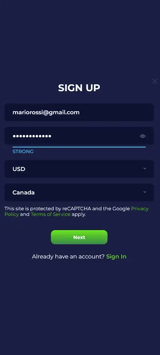 Zota Processus d'inscription Bet sur mobile Zota Processus d'inscription Bet sur mobile